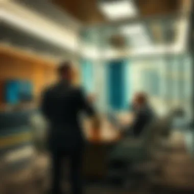 Dynamic Business Engagements at Diamond Business Center Business meeting in progress within the center's conference room