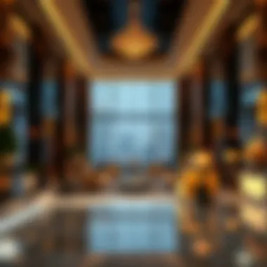 Luxurious Interior of Diamond Business Center Interior view showcasing the modern amenities of the center