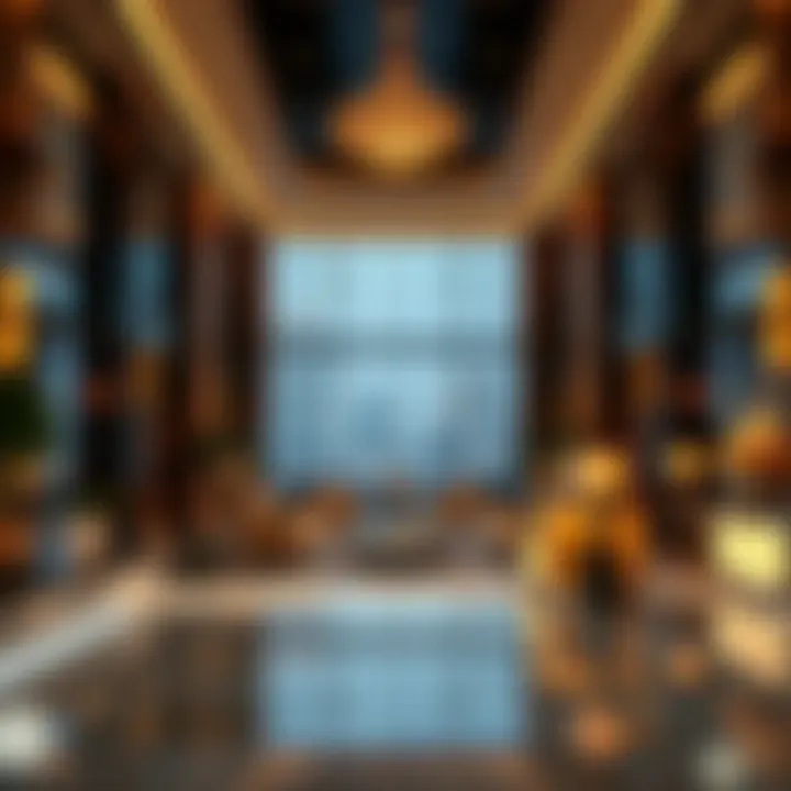 Luxurious Interior of Diamond Business Center Interior view showcasing the modern amenities of the center