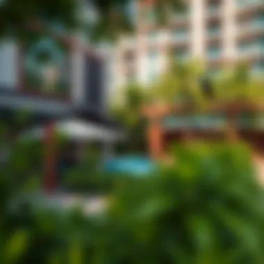 Community Amenities and Greenery Community amenities and lush greenery in Discovery Gardens