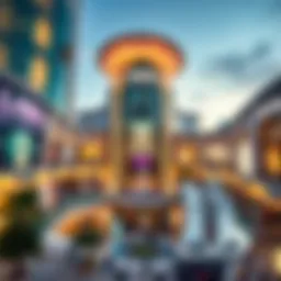 Stunning architectural design of Dubai Mall showcasing modern aesthetics