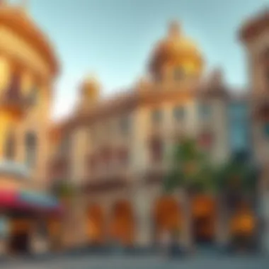 Historical Architecture Near Dubai Mall Historical architecture in the vicinity of Dubai Mall