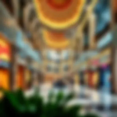 Luxury Retail Experiences in Dubai Mall Interior of the Dubai Mall highlighting luxury retail experiences