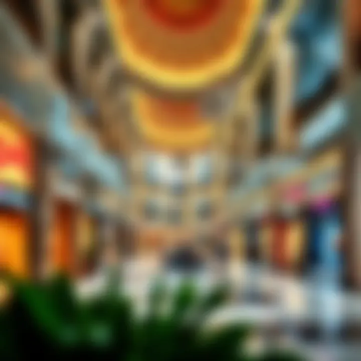 Luxury Retail Experiences in Dubai Mall Interior of the Dubai Mall highlighting luxury retail experiences