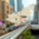 Detailed map of Dubai Metro expansion showing new routes