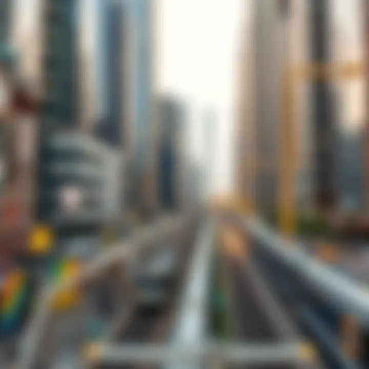 Urban Planning and Dubai Metro Zones Overview of Dubai Metro zones highlighting urban planning