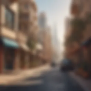 Exploring Local Neighborhoods in Dubai Vibrant neighborhood showcasing local living in Dubai