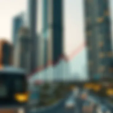 Market analysis graph highlighting trends in Dubai real estate