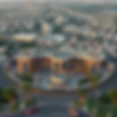 Flagship Eagle Hills Property Aerial view of a flagship Eagle Hills property in Dubai