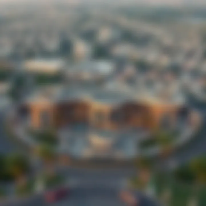 Flagship Eagle Hills Property Aerial view of a flagship Eagle Hills property in Dubai