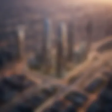 Strategic Location of Emirates Towers Metro Station Map highlighting the strategic location of Emirates Towers Metro Station in Dubai