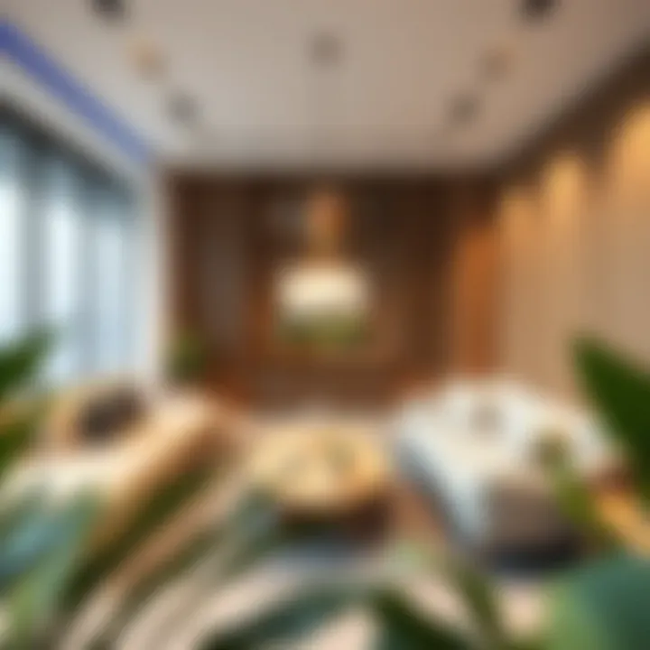 Sustainable Interiors of Etihad Eco Residence Interior space highlighting sustainable materials and energy-efficient technologies