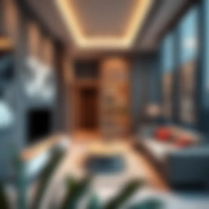 Modern Interiors of Affordable Flats Modern interior of a cost-effective flat for rent