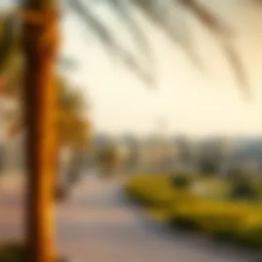 Recreational Areas in Ajman Al Jurf Landscape view of recreational areas and community spaces in Ajman Al Jurf.