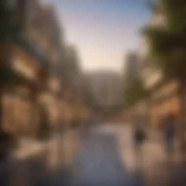 Dynamic Retail Experience at Al Badi Complex Vibrant retail spaces within Al Badi Complex bustling with activity.