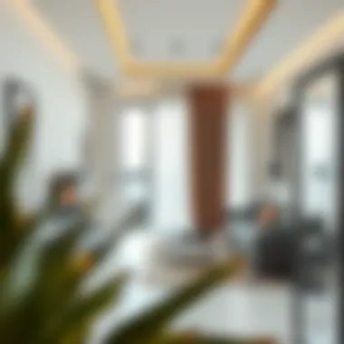 Residential Layout in Al Garhoud Interior layout of a residential unit in Al Garhoud Complex