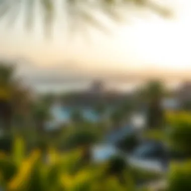 Serene Nature Surroundings of Al Gurm Resort Serene surroundings of Al Gurm Resort showcasing nature