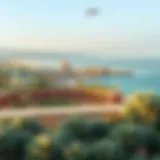 Panoramic view of Al Jubail Island's natural landscape