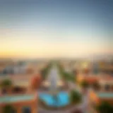 Modern Architecture in Al MuweihÄt Panoramic view of Al MuweihÄt showcasing modern architecture