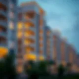 Stunning view of Al Narah Apartments showcasing modern architecture