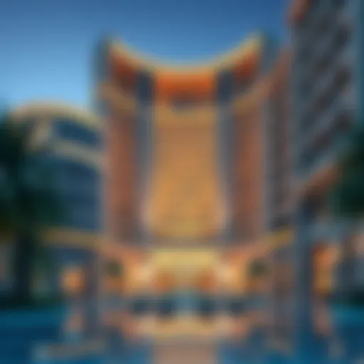 Al Satwa Hotel Architectural Marvel Exquisite architectural design of Al Satwa Hotel