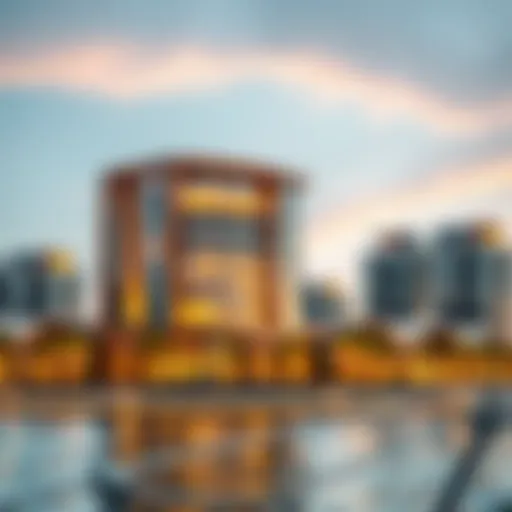 A Glimpse of Architectural Mastery at Al Seef 2 Stunning waterfront view of Al Seef 2 showcasing modern architecture