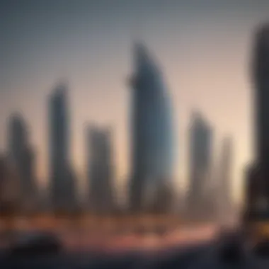 Al Shafar Building Seven: A Visual Icon in the Skyline Stunning view of Al Shafar Building Seven against Dubai's skyline