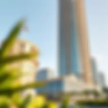 Architectural Details of Al Shafar Tower 1's Facade