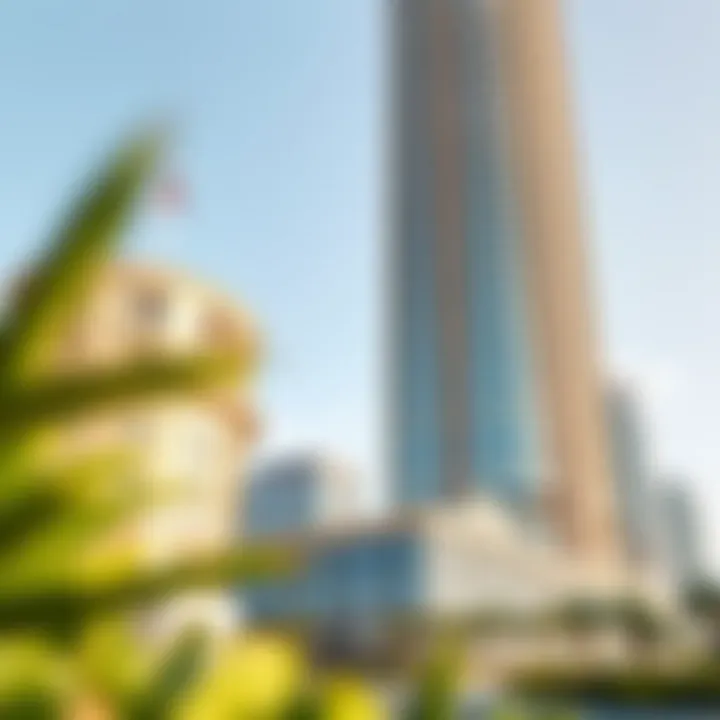 Architectural Details of Al Shafar Tower 1's Facade