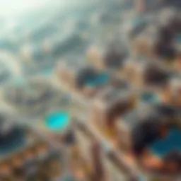 Aerial view of Al Waha showcasing residential developments