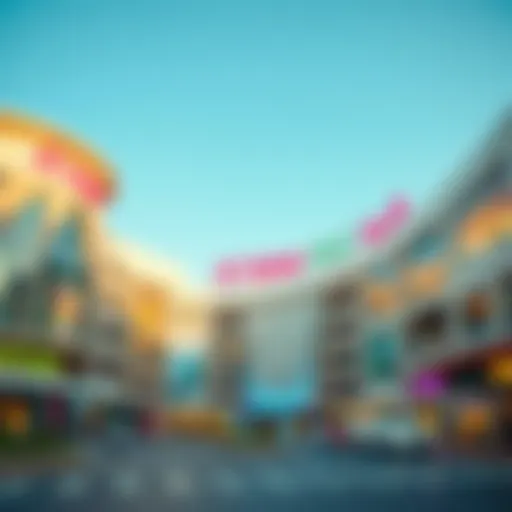 Modern Architectural Marvel of Al Yahar Mall Exterior view showcasing the modern architecture of Al Yahar Mall