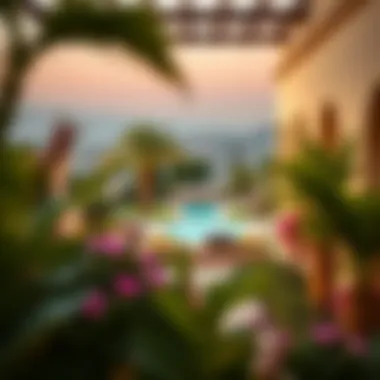 Beautiful Garden View from Al Zahia Villa Beautiful garden view from a villa in Al Zahia