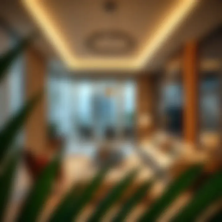 Luxurious interiors of a modern apartment in Al Zeina