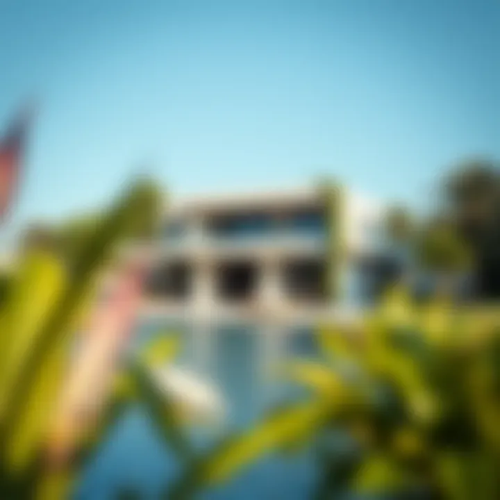 Luxury Villa on a Private Island Luxurious villa nestled on a private island surrounded by lush greenery and serene landscapes.