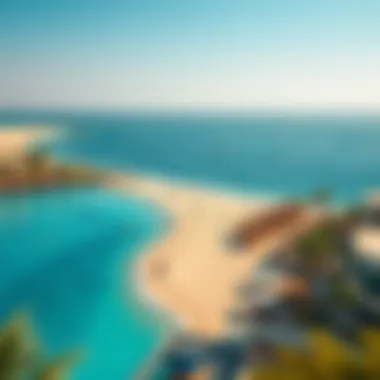 Scenic view of Almamzar Beach showcasing the azure waters and pristine sands