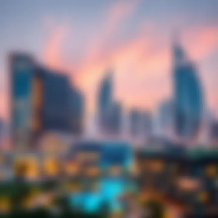 Stunning skyline view of Dubai showcasing modern architecture