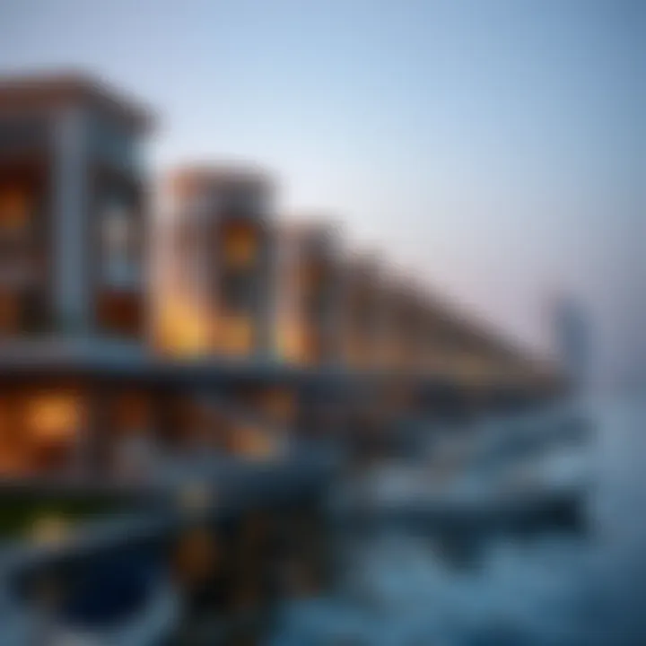 Luxurious waterfront properties in Amwaj
