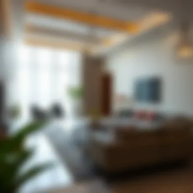 Spacious Living Areas in Arabella Mudon Interior layout highlighting spacious living areas