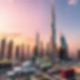 A stunning view of Dubai's skyline showcasing innovative skyscrapers