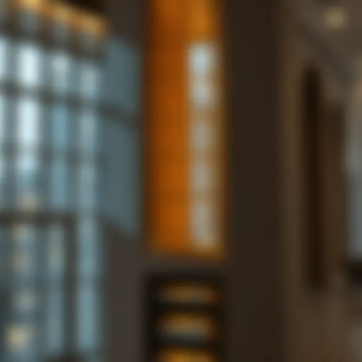 Interior Design Details of Gate Tower Interior design details of Gate Tower reflecting modern aesthetics