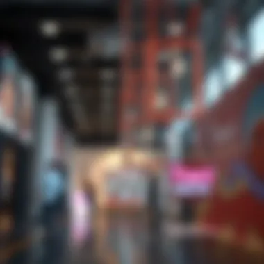 Cultural Art Installation at Tamani Arts Building Close-up of an art installation that reflects cultural themes