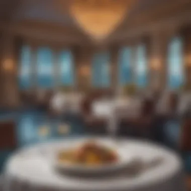 Gourmet Dining Experience at Atlantis The Royal Gourmet dining experience featuring exquisite dishes at Atlantis The Royal's upscale restaurant.