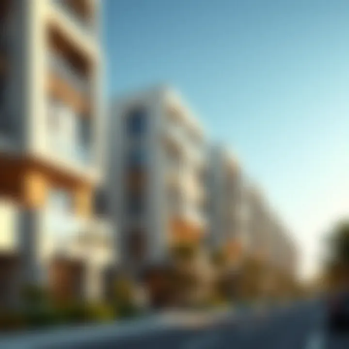 Modern Residential Living in بني ياس شرق Modern residential buildings in بني ياس شرق reflecting contemporary living