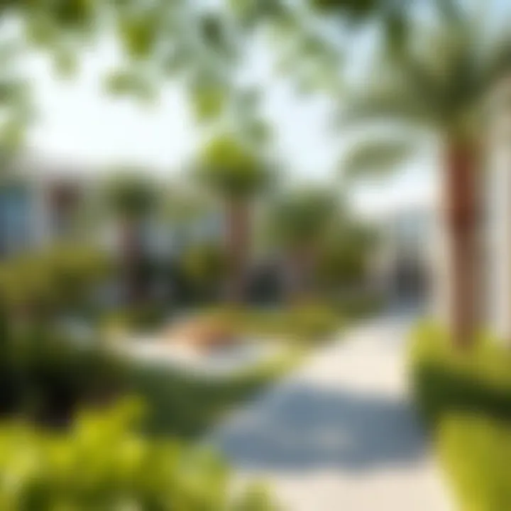 Green Spaces and Community Areas in Barsha South 3 Vibrant community spaces in Barsha South 3, filled with greenery