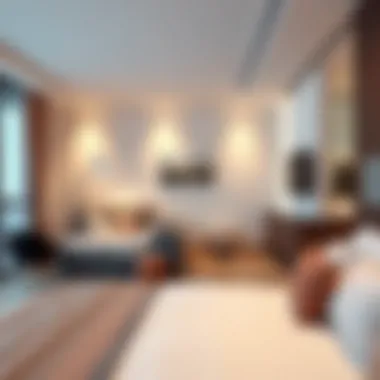 Shared Apartment Interior Modern interior of a shared bed space apartment