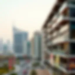 Stunning view of Bur Dubai skyline showcasing modern architecture