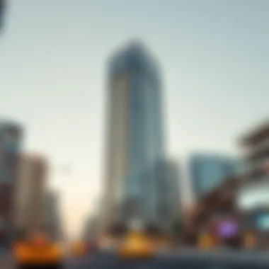 C1 Tower in Dubai's Urban Setting C1 Tower Al Bateen positioned within Dubai's vibrant urban landscape