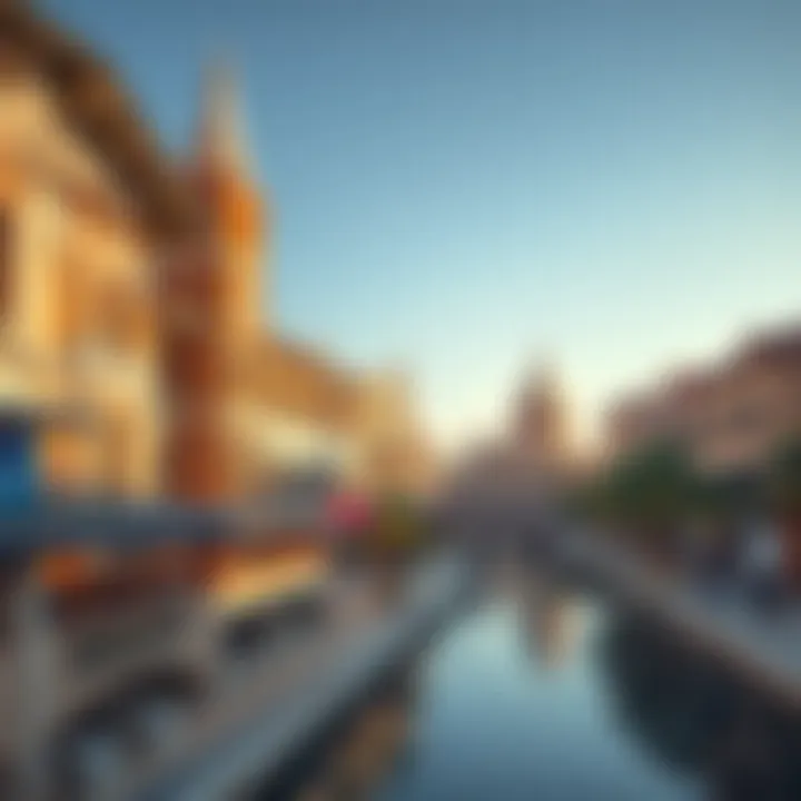 Cultural Landmarks Near Canal Walk Cultural landmarks near Canal Walk illustrating Dubai's rich heritage and modern evolution