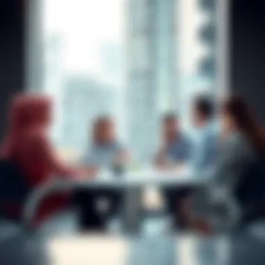 Team Collaboration at Nakheel Team collaboration and brainstorming session at Nakheel