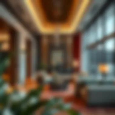 Luxurious Interior Design of Chalet Mamzar Interior design highlights of Chalet Mamzar's luxurious features